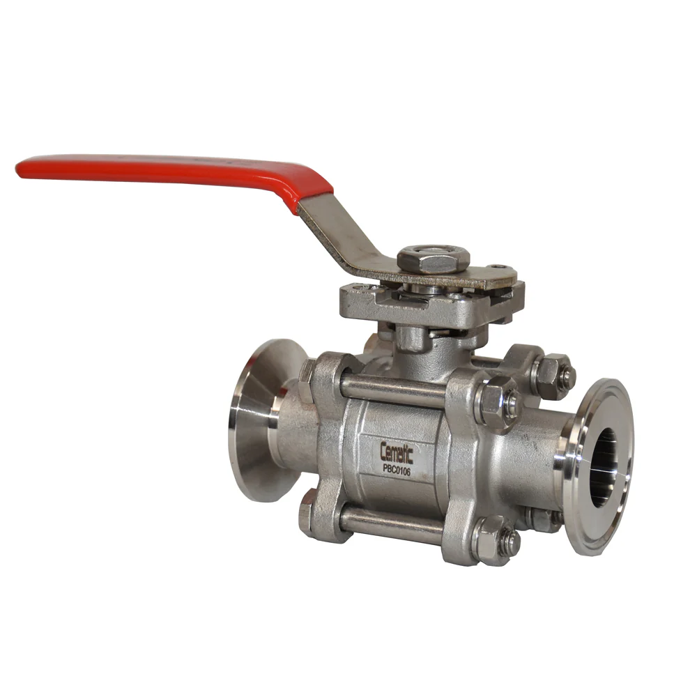 Válvula Higiénica de Bola Clamp en Acero Inoxidable 316L - Image 4