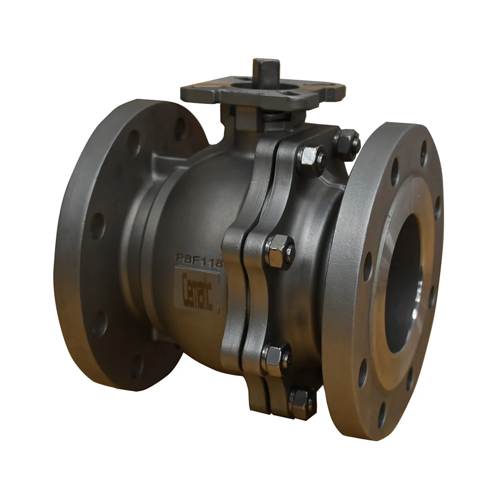 Válvula de Bola Brida ANSI 150 Acero Inoxidable 316 Montura ISO5211 - Image 4